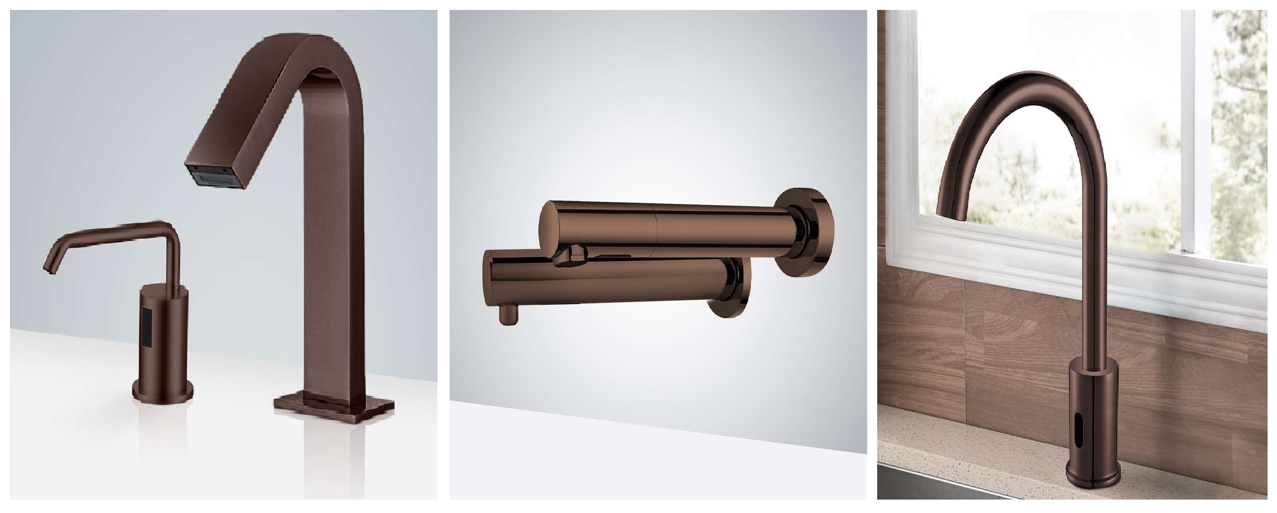 Architectural Design Touchless Restroom Faucets